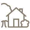 icons8 house with a garden 100